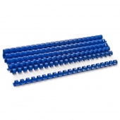 Пружины пластиковые для переплета Forpus, 12 мм, комплект 100 шт., синие