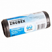 Мешки для мусора ПНД ZAUBEX 60л 50шт/рулон 6мкм