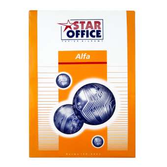 Бумага ALFA STAR OFFICE, белая, А4, 80 г/м², 500 л., класс «C+»