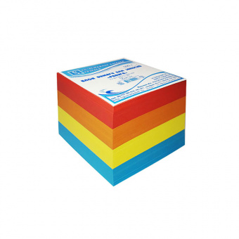 Блок для записей непроклеенный ГОЗНАК «Радуга», куб 9 × 9 см, 250 л., цветной