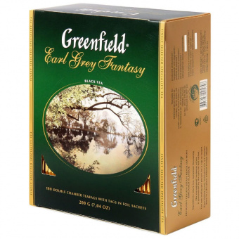 Чай черный Greenfield «Earl Grey Fantasy», 100 пакетиков