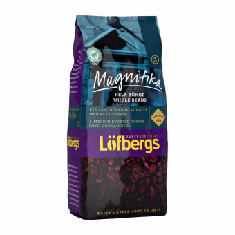Кофе в зернах LOFBERGS «Magnifica», 400 г, мягкая упаковка, с клапаном