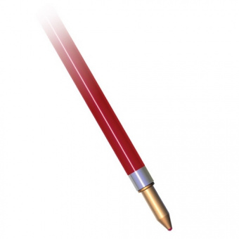 Стержень для шариковых ручек СТАММ, тип Corvina, 152 мм, 1 мм, красный