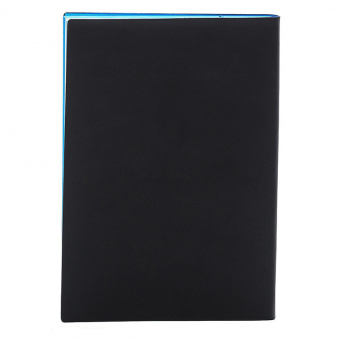 Ежедневник недатированный «In Black», А5, искусственная кожа, 136 л, голубой