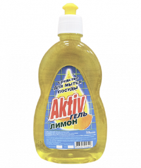 Средство для мытья посуды AKTIV «Лимон», 500 мл