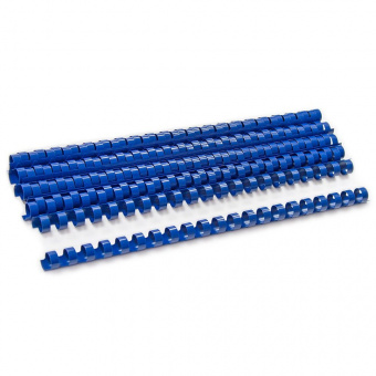 Пружины пластиковые для переплета Forpus, 20 мм, комплект 100 шт., синие