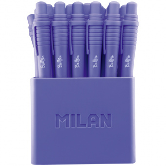 Ручка шариковая автоматическая Milan «Sway», 1.0 мм, стержень синий