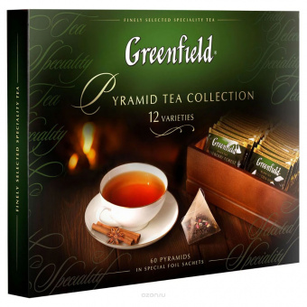Коллекция чая Greenfield «Pyramid Tea Collection», ассорти, 60 пирамидок