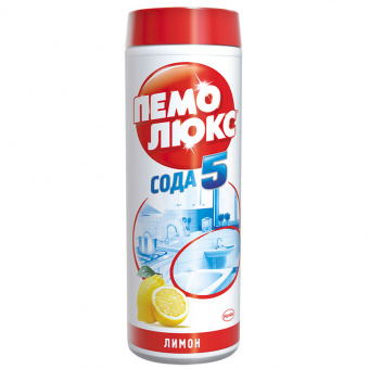 Чистящее средство ПЕМОЛЮКС «Сода 5. Лимон», 480 г. 