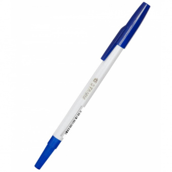 Ручка шариковая СТАММ «049», 1 мм, стержень синий