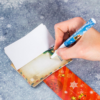 Набор подарочный «Спешу тебя поздравить»: ручка и блокнот 20 листов, 13×1,2 см