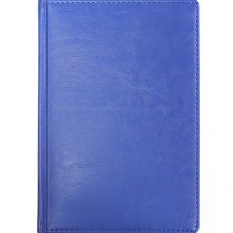 Ежедневник недатированный Канц-Эксмо, А5, искусственная кожа, 152 л, серо-голубой