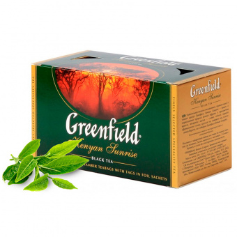Чай черный Greenfield «Kenyan Sunrise», 25 пакетиков