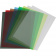 Лицевая обложка для переплета OfficeSpace «PVC» А4, комплект 100 шт., пластик, 150 мкм, тонированная синяя
