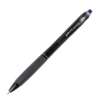 Ручка шарик. автом. LINC PENTONIC B-RT 0,70 мм синяя резин. Грип