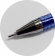Ручка гелевая Weibo MOYICA синяя со стираемыми чернилами и специальным ластиком (пиши-стирай) 