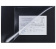Коврик-подкладка настольный для письма, 590х380мм, BRAUBERG, черный с прозр. карманом