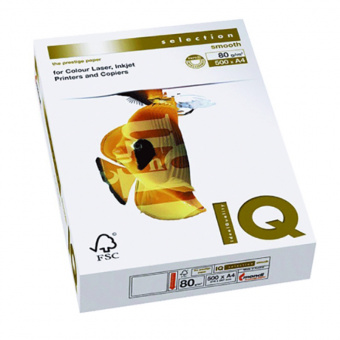Бумага IQ SELECTION, белая, А4, 80 г/м², 500 л.