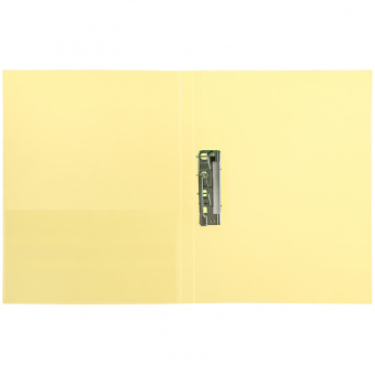Папка с зажимом «Neon», 17 мм, 700 мкм, неоновая желтая