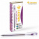 Ручка гелевая "Hi-Jell Color" Crown 0,7мм, прозр., стерж. фиолетовый