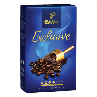 Кофе молотый TCHIBO «Exclusive», натуральный, 250 г, вакуумная упаковка