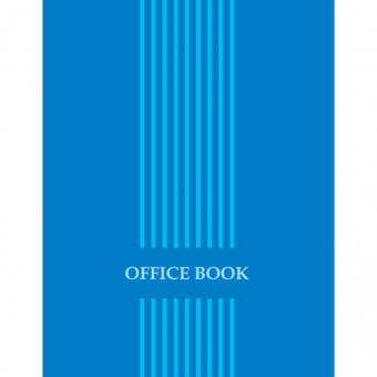 Блокнот "Office book", А4, 80 листов, клетка,на спирали, обложка ВД-лак, ассорти