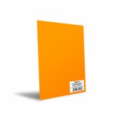 Бумага цветная А4 80г/м2, 20л., матовая, самоклеящаяся, оранжевая