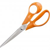Ножницы Attache "Orange", 177 мм, эргономичные ручки, оранжевые