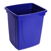 Корзина для мусора, цельная, 12 литров, синяя