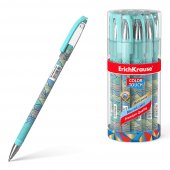 Ручка шариковая ErichKrause ColorTouch Stick Emerald Wave 0.7, цвет чернил синий
