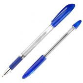 Ручка шариковая Attache, манжетка, мет.након., синие чернила