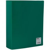 Папка OfficeSpace, 30 вкладышей, 500 мкм, корешок 15 мм, зеленая