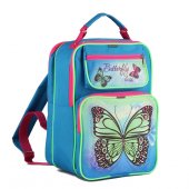 Рюкзак школьный LURIS «Дина» для девочек, на молнии, 2 отдела, 23 × 15 × 33 см
