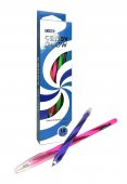 Ручка шариковая Linc CANDY Glow синяя 0,7 мм, ассорти круглый корпус, игольчатый наконечник