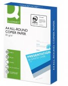 Бумага для офисной техники белая "Q-Connect All Round" формат А4, марка С+, 80г/м 500л/пач.