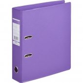 Папка-регистратор Attache Economy «PLUS», А4, с покрытием из ПВХ, 75 мм, фиолетовая