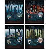 Тетрадь «Путешествия. Города мира», А5, 48 листов, клетка