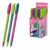 Ручка шариковая ErichKrause Neo® Stick Panda Hugs 0.7, Super Glide Technology, цвет чернил синий