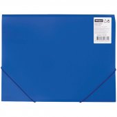 Папка на резинках OfficeSpace А4, корешок 40 мм, 500 мкм, синяя