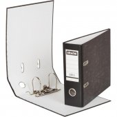 Папка-регистратор А5 75мм горизонт. МАЛЫЙ ФОРМАТ (148×210 мм), покрытие бумага, черная, ATTACHE