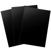 Задняя обложка для переплета Office Kit А3, комплект 100 шт., тиснение под кожу, картон 230 г/м², черная