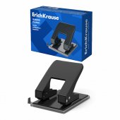 Дырокол ErichKrause Quadro Classic до 40 листов, ассорти