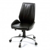 Кресло офисное «Бонд G», искусственная кожа, черное