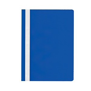 Папка-скоросшиватель LITE, А4, 110 мкм, синяя