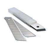 Лезвия для канцелярских ножей Economix, комплект 10 шт., 18 мм, в пластиковом пенале