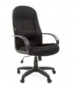 Кресло офисное «Альтаир B», черный каркас, черная ткань