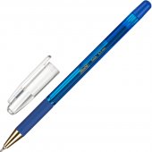 Ручка шариковая неавтоматическая Attache Goldy, 0,3мм, син, масл, с манж