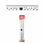 Линейка пластиковая ErichKrause  Meow, 15см, во флоупаке