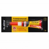 Клей моментальный (суперклей) LAIMA, 3 г, УЛЬТРАПРОЧНЫЙ