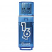 Флэш-накопитель 16GB Smartbuy  Glossy series Blue 